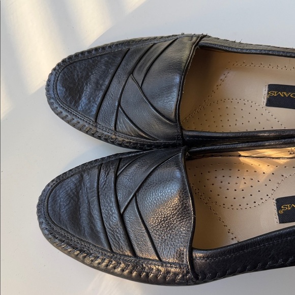 Stacy Adams Textured leather loafers mix toe Stitching Details New Size 9.5M main image 10
